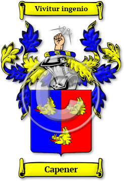 Capener Family Crest Download (jpg) Legacy Series - 150 DPI