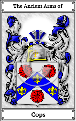 Cops Family Crest Download (JPG) Book Plated - 600 DPI