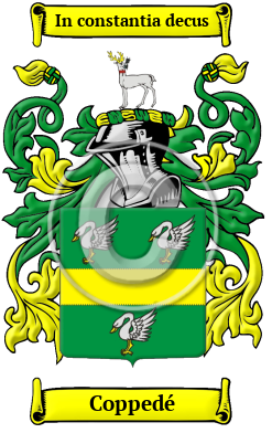 Coppedé Family Crest Download (JPG) Heritage Series - 300 DPI