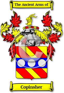 Copinsher Family Crest Download (jpg) Legacy Series - 150 DPI