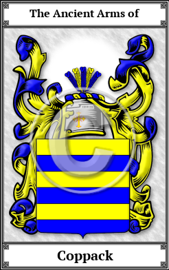 Coppack Family Crest Download (JPG)  Book Plated - 150 DPI