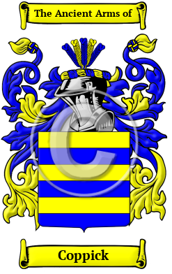 Coppick Family Crest Download (JPG) Heritage Series - 600 DPI
