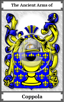 Coppola Family Crest Download (JPG) Book Plated - 600 DPI