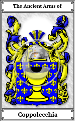Coppolecchia Family Crest Download (JPG)  Book Plated - 150 DPI