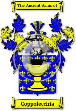 Coppolecchia Family Crest Download (jpg) Legacy Series - 150 DPI