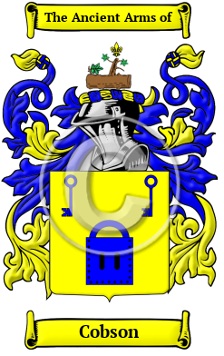 Cobson Family Crest/Coat of Arms