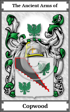 Copwood Family Crest Download (JPG) Book Plated - 600 DPI