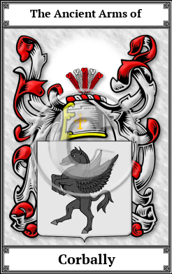 Corbally Family Crest Download (JPG)  Book Plated - 150 DPI