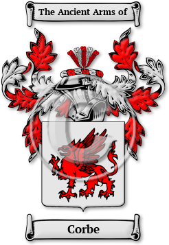 Corbe Family Crest Download (jpg) Legacy Series - 150 DPI
