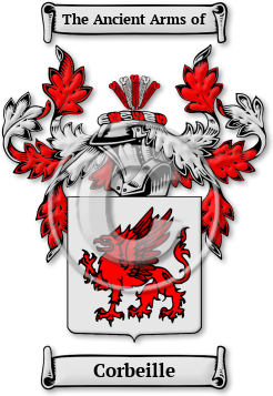 Corbeille Family Crest Download (jpg) Legacy Series - 150 DPI