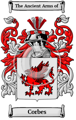 Corbes Family Crest Download (JPG) Heritage Series - 600 DPI