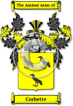 Corbette Family Crest Download (jpg) Legacy Series - 150 DPI