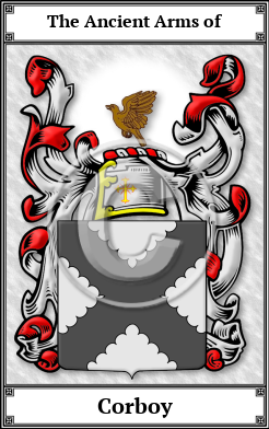 Corboy Family Crest Download (JPG)  Book Plated - 150 DPI