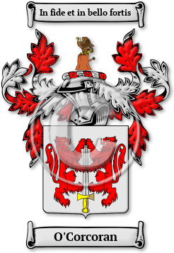 O'Corcoran Family Crest Download (jpg) Legacy Series - 150 DPI