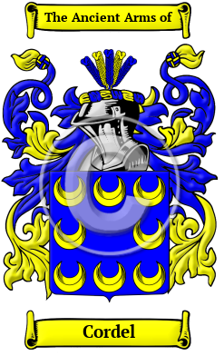 Cordel Family Crest Download (JPG) Heritage Series - 600 DPI