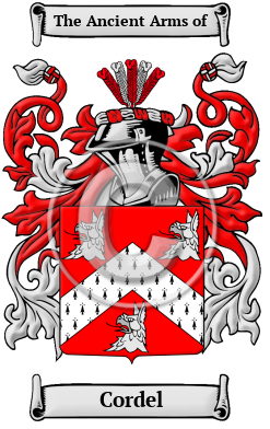 Cordel Family Crest Download (JPG) Heritage Series - 600 DPI