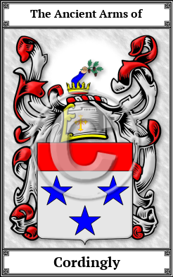 Cordingly Family Crest Download (JPG)  Book Plated - 150 DPI