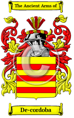 De-cordoba Family Crest Download (JPG) Heritage Series - 300 DPI