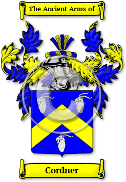 Cordner Family Crest Download (jpg) Legacy Series - 150 DPI