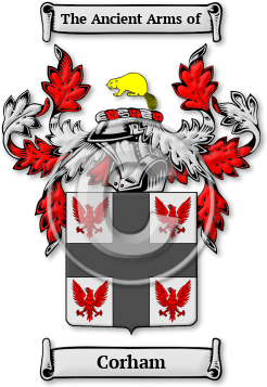 Corham Family Crest Download (jpg) Legacy Series - 150 DPI