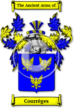 Courrèges Family Crest Download (jpg) Legacy Series - 150 DPI