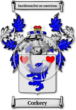 Corkery Family Crest Download (jpg) Legacy Series - 150 DPI