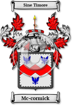 Mc-cormick Family Crest Download (jpg) Legacy Series - 150 DPI