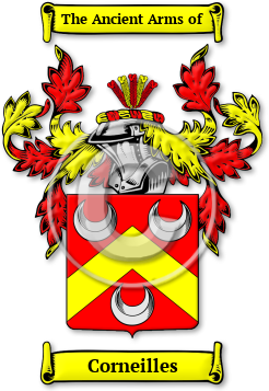 Corneilles Family Crest Download (jpg) Legacy Series - 150 DPI