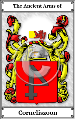 Corneliszoon Family Crest Download (JPG)  Book Plated - 150 DPI