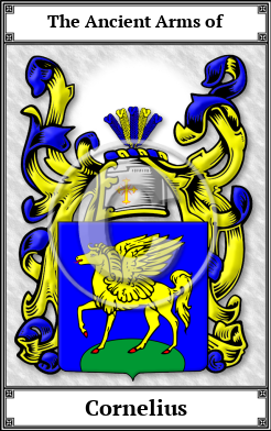 Cornelius Family Crest Download (JPG) Book Plated - 600 DPI