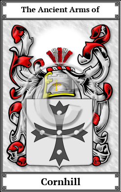 Cornhill Family Crest Download (JPG)  Book Plated - 150 DPI