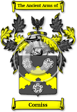 Corniss Family Crest Download (jpg) Legacy Series - 150 DPI