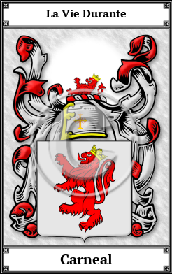 Carneal Family Crest Download (JPG)  Book Plated - 150 DPI