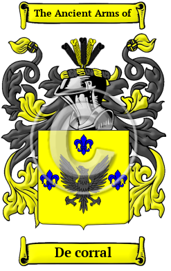 De corral Family Crest/Coat of Arms