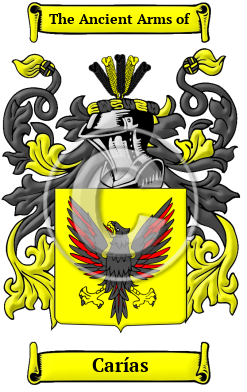 Carías Family Crest Download (JPG) Heritage Series - 300 DPI