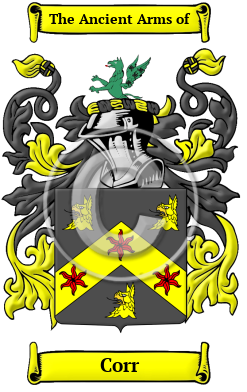 Corr Family Crest Download (JPG) Heritage Series - 600 DPI