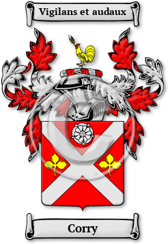 Corry Family Crest Download (jpg) Legacy Series - 150 DPI