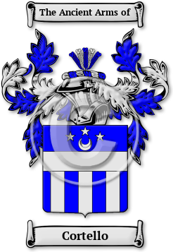 Cortello Family Crest Download (jpg) Legacy Series - 150 DPI