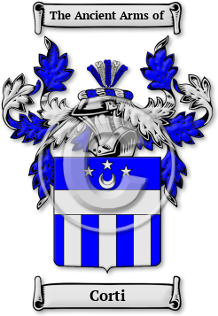 Corti Family Crest Download (jpg) Legacy Series - 150 DPI