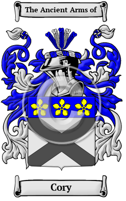 Cory Family Crest Download (JPG) Heritage Series - 600 DPI