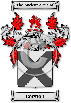 Coryton Family Crest Download (jpg) Legacy Series - 150 DPI