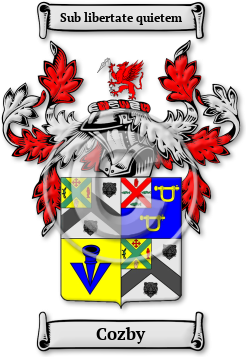 Cozby Family Crest Download (jpg) Legacy Series - 150 DPI