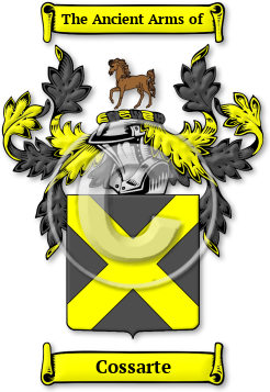 Cossarte Family Crest Download (jpg) Legacy Series - 150 DPI