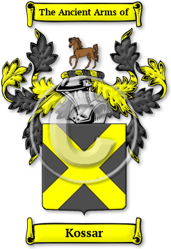 Kossar Family Crest Download (JPG) Legacy Series - 600 DPI
