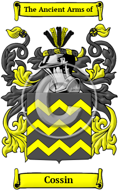 Cossin Family Crest Download (JPG) Heritage Series - 600 DPI