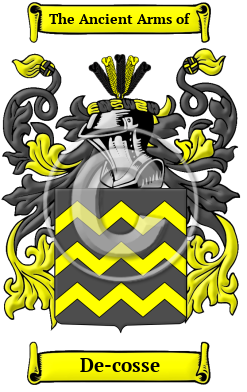 De-cosse Family Crest Download (JPG) Heritage Series - 300 DPI