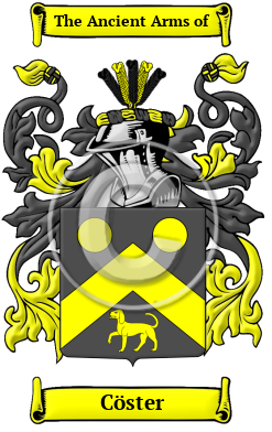 Cöster Family Crest Download (JPG) Heritage Series - 600 DPI