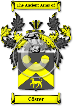 Cöster Family Crest Download (JPG) Legacy Series - 300 DPI