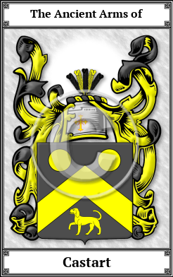 Castart Family Crest Download (JPG)  Book Plated - 150 DPI