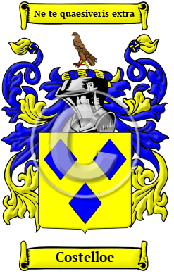 Costelloe Family Crest Download (JPG) Heritage Series - 600 DPI